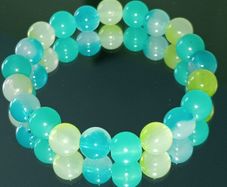 Handmade bracelet crystal pearl gold