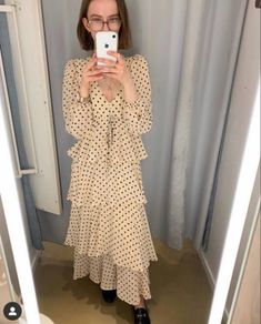 Zara polka dot dress