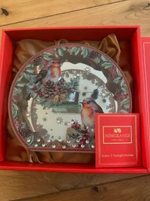 Christmas - Robin tea light holder