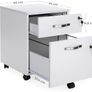 New Home Office Filing Cabinet With Locks (White) - FREE P&P Image 5