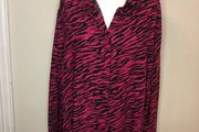 Capsule pink zebra print blouse (size 28)