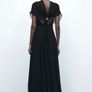 Zara Long Cape Dress Limited Edition Image 4