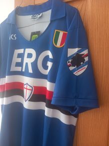 retro sampdoria jersey