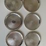 Set of six silver plated coasters Image 3