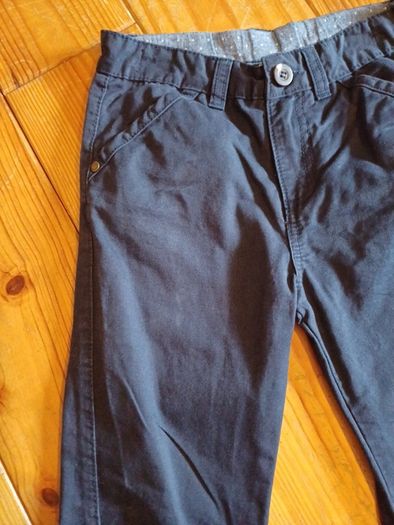 Age 7 Navy Chino Trousers