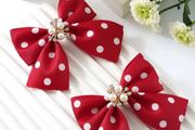 2pcs/pack Polka dot Hair Clips