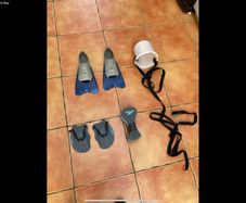 Swimming Accessories Bundle. Finns- pull Buoy -Hand Paddles
