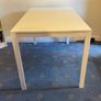 IKEA white dining table and chairs Image 4