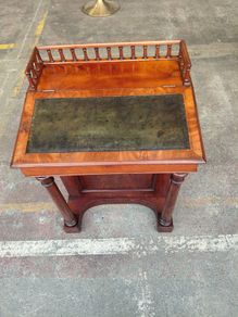Antique Walnut Davenport / Writing Desk Delivery Included Nationwide