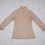 Marks & Spencer Beige Cream Suede Shearling Trim Zip-Up Jacket 12UK/40EU Image 6