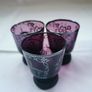 Venician glass decanter and 6 glasses, perfect condition Image 2