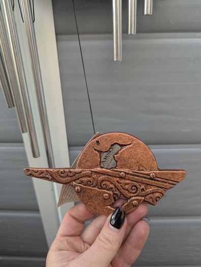 Handcrafted windchime garden decor