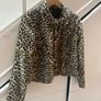 Leopard Print Faux  Fur  Vintage Jacket Image 3