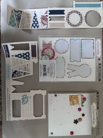 scrapbooking materials