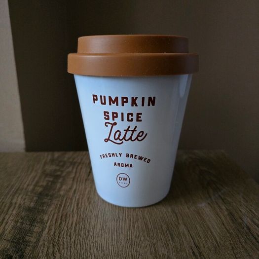Halloween candle Pumpkin Spice Latte