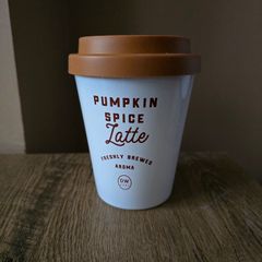 Halloween candle Pumpkin Spice Latte