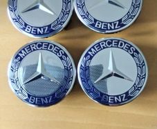 Brand New Mercedes Alloy Wheel Center Caps 75mm x4