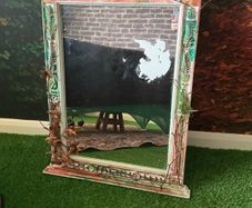 Large solid  mirror to restore