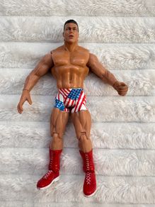 2000 WWF Jakks Pacific Titantron Live Ringside Chaos Series 1 Kurt Angle Used Dirty Damaged approx. 17 cm. Please see photos