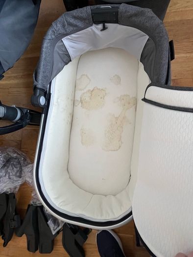 uppababy double pram / buggy and travel cot