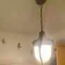 Vintage Brass Hanging Ceiling Light . Lantern Style Image 3