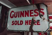 Guinness enamel sign