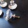 Crystal knobs x 4, new 40mm. Reduced to E8 Image 3