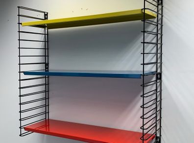 Vintage mid-century spaceage 100% genuine Tomado shelving c1960.