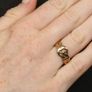Gents 9k Gold buckle ring Image 2