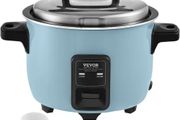Commercial Rice Cooker, 50-Cup Rice Cooker, 10 Liter Large Rice Cooker and Warmer with Nonstick Inner Pot, Fast Cooking and 24-Hour Keep Warm