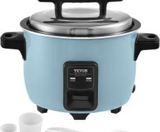 Commercial Rice Cooker, 50-Cup Rice Cooker, 10 Liter Large Rice Cooker and Warmer with Nonstick Inner Pot, Fast Cooking and 24-Hour Keep Warm