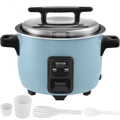 Commercial Rice Cooker, 50-Cup Rice Cooker, 10 Liter Large Rice Cooker and Warmer with Nonstick Inner Pot, Fast Cooking and 24-Hour Keep Warm