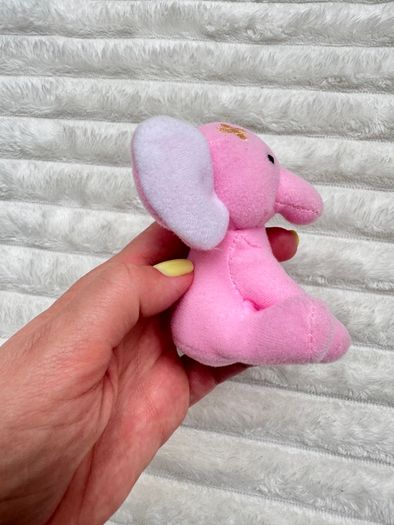 Battat Pink Elephant Plush approx. 10 cm. Used Please see photos