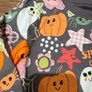 Next Cotton Halloween Grey Pumpkin & Ghost Pyjamas (age 7-8yrs) Image 2