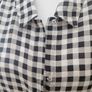 Silk gingham summer dress Image 3