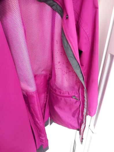 Joules Pink/Grey Trim Jacket S 16