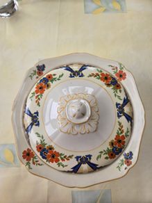 Vintage Art Deco H and K Tunstall Lidded Tureen  Serving Dish , Pattern 1957