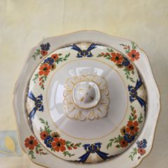 Vintage Art Deco H and K Tunstall Lidded Tureen  Serving Dish , Pattern 1957