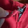 Asos Design Red Denim Dress Image 7