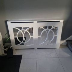 White Radiator Cover.