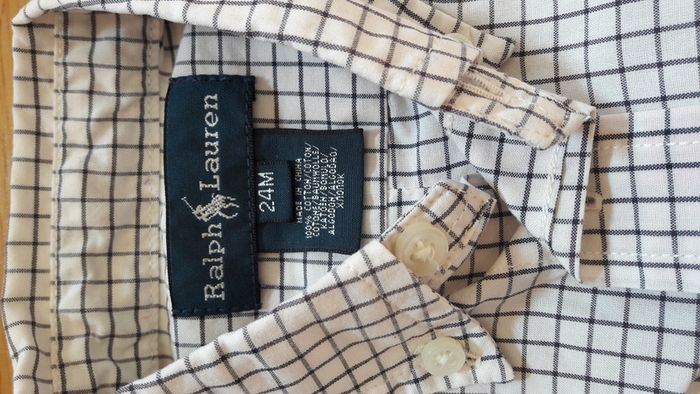 Ralph Lauren little boys checked shirt