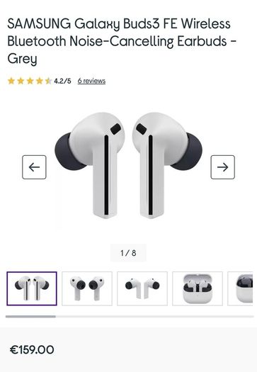 Samsung SHOKZ OpenDots ONE Wireless Bluetooth Earbuds - Grey