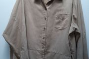 Faux suede shirt 3XL