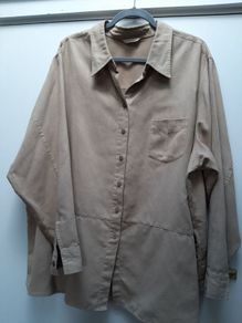 Faux suede shirt XXXL