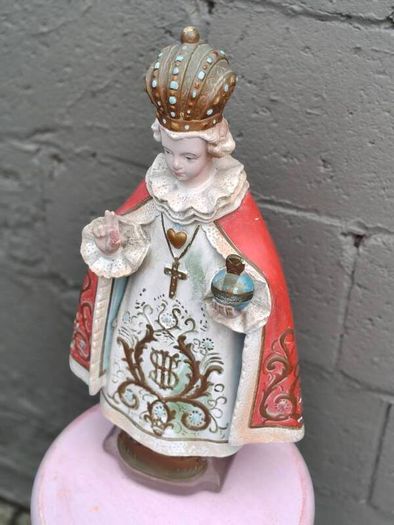 Vintage Chalk Child of Prague
