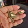Vintage Gold Tone Bird Brooch Image 2