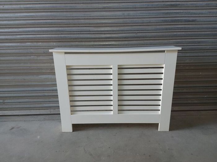 White radiator cover