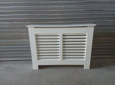 White radiator cover