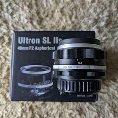 Voigtlander Ultron 40mm f/2 SL IIS Aspherical Lens for Nikon F (Silver Rim)
