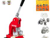 25mm Button Maker 1 Button and Badge Maker Machine Button Maker Press Punch Press Machine with 500 Buttons(500pcs)